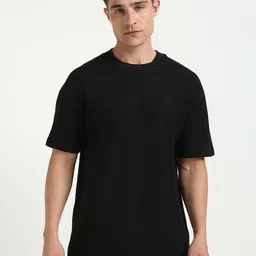 Calvin Klein Jeans Men Solid Round Neck Cotton Ribbed T-shirt-picture-10