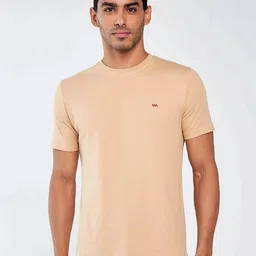 MODERN CREW Round Neck Cotton Lounge Tshirt-image-95
