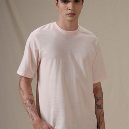 WROGN Striped Round Neck Short Sleeves Regular T-shirt-picture-6