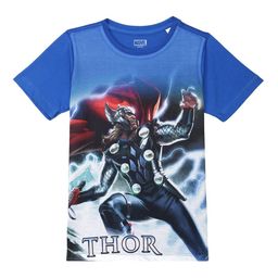 Marvel by Wear Your Mind Boys Blue Thor Printed T-shirt-picture-7