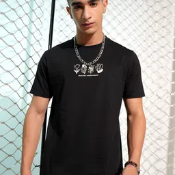 HIGHLANDER Graphic Printed Round Neck Cotton Regular T-shirt-picture-26