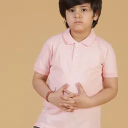 TALES & STORIES Boys Polo Collar Cotton T-shirt image 1