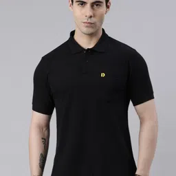 DIXCY SCOTT Polo Collar Cotton T-shirt image 1