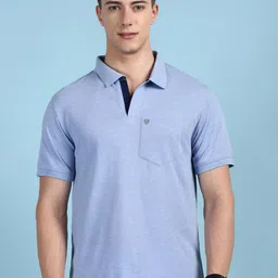Lux Cozi Polo Collar Short Sleeves T-shirt-image-58