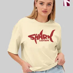 Leotude Women Printed Pockets T-shirt-image-97