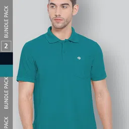 LUX NITRO Pack of 2 Polo Collar Anti Odour T-shirts-picture-31
