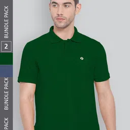 LUX NITRO Pack Of 2 Polo Collar Anti Odour Casual T-shirts-picture-18