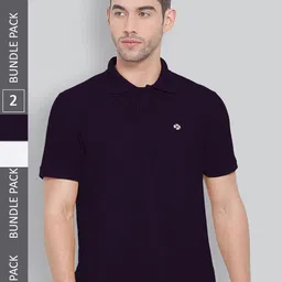 LUX NITRO Pack of 2 Polo Collar Anti Odour T-shirts-picture-22