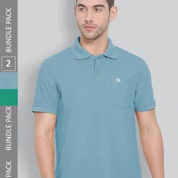 LUX NITRO Pack Of 2 Polo Collar Anti Odour Sports T-shirt-picture-21