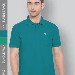 LUX NITRO Pack of 2 Polo Collar Anti Odour T-shirts-picture-23