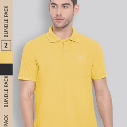 LUX NITRO Pack of 2 Polo Collar Anti Odour T-shirts-image-21