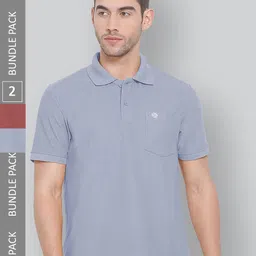 LUX NITRO Pack of 2 Polo Collar Anti Odour T-shirts-picture-10