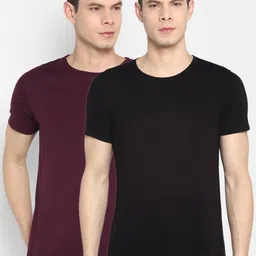 Appulse Men Pack of 2 Short Sleeve Round Neck T-Shirts image 1