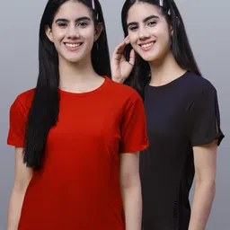 FBAR Pack Of 2 Pure Cotton Regular Fit T-shirt-picture-39