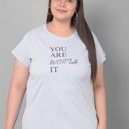 Club York Plus Size Typography Printed Cotton T-shirt-picture-47