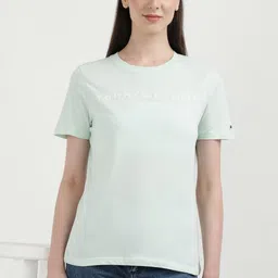 Tommy Hilfiger Women V-Neck Drop-Shoulder Sleeves Pockets T-shirt-picture-40