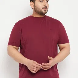 Adobe Plus Size Round Neck Cotton T-Shirt-picture-31