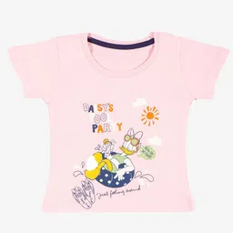 Bodycare Girls Graphic Printed Round Neck Cotton T-shirt-picture-14