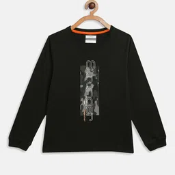 Octave Boys Black Printed T-shirt-picture-40