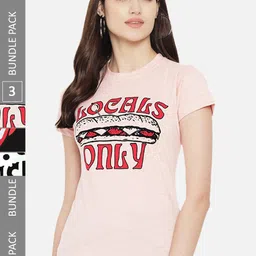 Fabflee Pack of 3 Printed Cotton T-shirt-picture-23