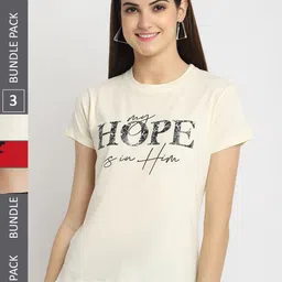 Fabflee Pack Of 3 Printed Cotton T-shirt-picture-11