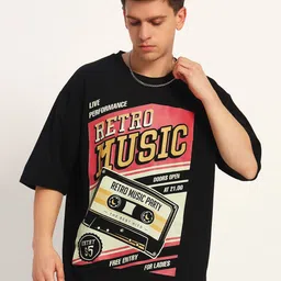 COLOR CAPITAL Unisex Typography Printed T-shirt-picture-23