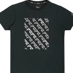 Pepe Jeans Boys Green Typography Printed T-shirt-image-12
