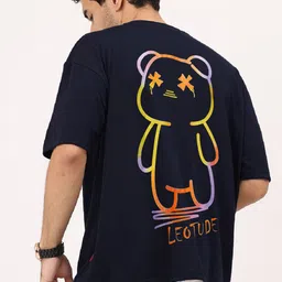 Leotude Typography Printed T-shirt image 5