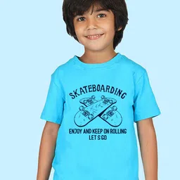 NUSYL Boys Graphic Printed Cotton T-shirt-picture-31