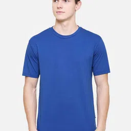 PROTEENS Men Solid Round Neck Cotton T-shirt-image-16