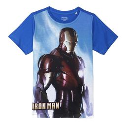 Marvel by Wear Your Mind Boys Blue Iron Man Printed T-shirt-picture-3