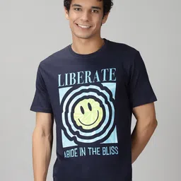 THE HOLLANDER Typography Printed Pure Cotton T-shirt-picture-38