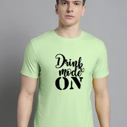 FBAR Typography Printed Round Neck Bio Wash Cotton T-shirt image 1