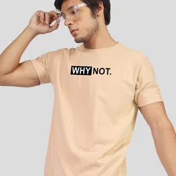 Greylongg Men Typography Printed Round Neck Cotton T-shirt-picture-37