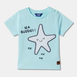 R&B Boys Round Neck Graphic Printed Cotton T-shirt-picture-18