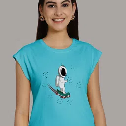 Friskers Graphic Printed Extended Sleeves Pure Cotton Regular T-shirt-image-36