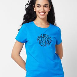 SPYKAR Typography Printed Round Neck Cotton T-shirt-picture-46