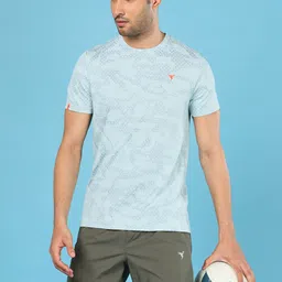 Technosport Men Jacquard Double Cool Slim Fit Sports Tshirt-picture-40