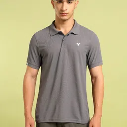 Technosport Men Polo Collar UPF50 Pockets Slim Fit T-shirt-picture-31