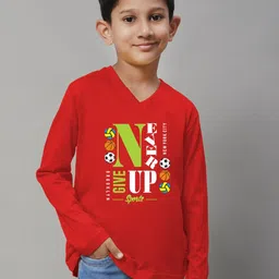 Friskers Boys Typography Printed Slim Fit Cotton T-shirt-picture-15
