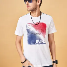 SF JEANS by Pantaloons Men Printed Applique Slim Fit T-shirt-picture-19