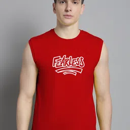 FBAR Typography Printed Slim Fit Cotton T-shirt-picture-58