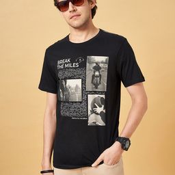 SF JEANS by Pantaloons Graphic Printed Cotton Slim Fit T-shirt-picture-6