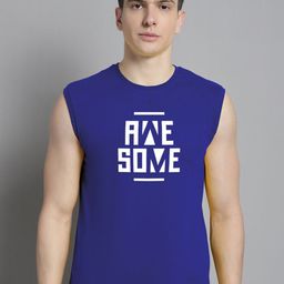 FBAR Typography Printed Pure Cotton Slim Fit T-shirt-picture-4
