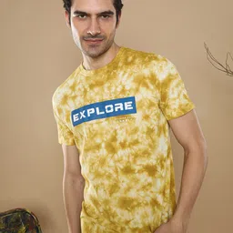 Crocodile Typography Printed Cotton Round Neck Slim Fit Knitted T-shirt-picture-12