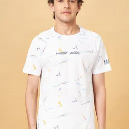 Ajile by Pantaloons Typography Printed Slim Fit Sports T-shirt-picture-28
