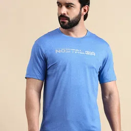 Classic Polo Typography Printed Round Neck Short Sleeves Slim Fit T-shirt-picture-24