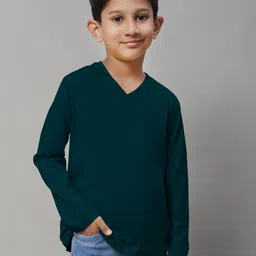 Friskers Boys V-Neck Slim Fit Cotton T-Shirt-picture-29