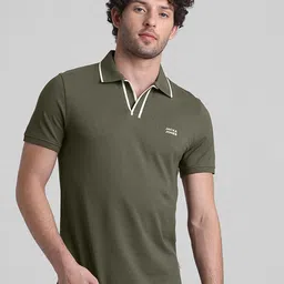 Jack & Jones Cotton Polo Collar Slim Fit T-shirt-picture-11