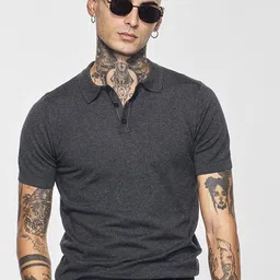 Snitch Men Solid Polo CollarT-shirt-picture-34